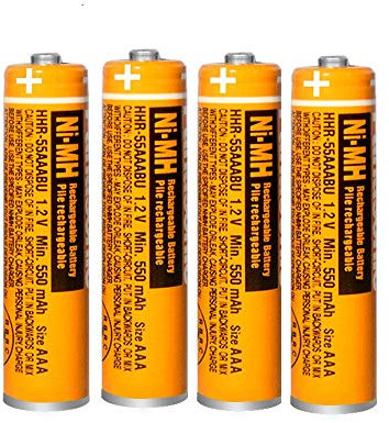 4 Stück AAA Akku NI-MH Wiederaufladbare Batterien 1,2v 550mah Micro,für panasonic schnurlose Telefone
