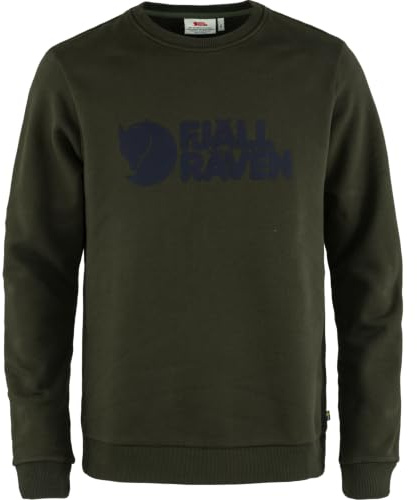 Fjallraven F84142-662 Fjällräven Logo Sweater, Men, Deep Forest, XL