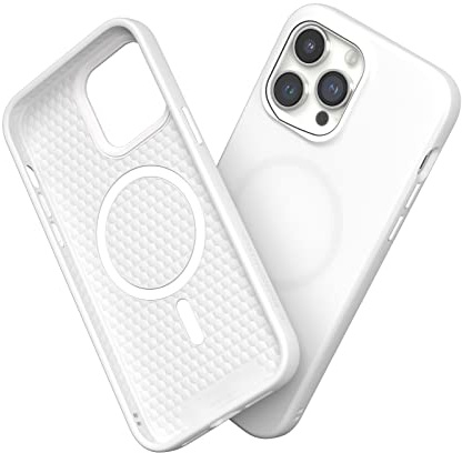 RhinoShield SolidSuit Hülle für MagSafe für iPhone 14 Pro Max | Starker Magnet, Fallschutz nach Militärstandard, klassisches Design, kabelloses Laden, schlankes Profil