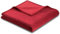 biederlack Wohndecke Cotton Sense Baumwolle rot Größe 150x200 cm