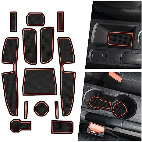 BIBIBO Gummimatten Antirutschmatten kompatibel mit Dacia Sandero 3 / Sandero Stepway III 2021-2024, Gummi-Automatten, Auto Matten Zubehör, Anti-Rutsch-Matte, Aufbewahrungsbox rutschfeste Matten