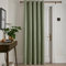 Fusion - Green Single Eyelet Curtain W66 x L84 (168 x 214cm) - Thermal Panel for Bedroom/Living Room - Sage Drape - Door Covering - Strata Collection