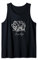 Bucky Scribble Art Fat Brown Grizzly Fan Beartober Woche 2023 Tank Top