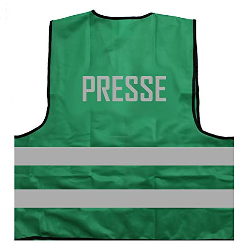 Warnweste - Signalweste - Presse - Warnweste mit reflektierendem Aufdruck ID: 004