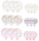 Cabilock 18 Stück Luftblasen-Kugel-Ornamente Dekorative Kuchendekoration Kuchen-Dekorationen Kugel-Design Kuchen-Picks Cupcake-Einsatz Luftblasen-Kugel-Cupcake-Topper