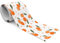 Muralo - Selbstklebende Bordüre - Tapetenbordüre Wandbördure - Dekorative Wandtatto für Wände, Möbel, Decken, Tapeten, Wandverkleidungen, Türen - Bunte Orangen - Br.10cm x Hö.300cm
