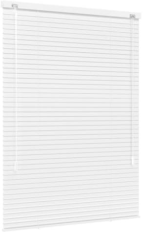Jalousiescout Lightless Alujalousie, 95 x 150 cm (BxH), Weiß matt | Verdunkelungsrollo mit innovativer Verdunkelungstechnik, Klemmmontage ohne Bohren