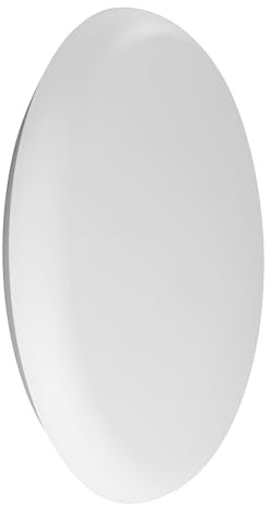 EGLO LED Wandleuchte innen Porciano aufladbare | Wandlampe mit indirekter Beleuchtung, magnetischer Wandspot mit Fernbedienung, Kunststoff in Weiß, warmweiß-kaltweiß, Ø 20 cm