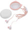 Uonlytech 2 Pz Auricolare Dei Cartoni Animati Cuffia Zampa Di Gatto Auricolari Con Microfono Auricolari Wireless Per Gatti Auricolari Con Artiglio Di Gattino Auricolari Per Correre Filo Rosa
