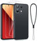 Viola Cover per Xiaomi Redmi Note 13 Pro 5G/Poco X6 5G con 2 Pellicola Vetro Temperato, Custodia Antiurto Ultra Sottile Silicone TPU Morbido, Anti Ingiallimento Anti-Graffio Protettiva Case (Nero)