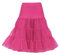 Wikoan Jupon sous Robe Femme Jupon Années 50 A-Ligne Jupe Tulle pour Femmes Jupons Rockabilly Fond de Robe Vintage Petticoat Rouge Rosé XXL