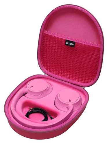 LTGEM Case Compatible with Sony WH-CH720N / WH-CH520 / WHCH710N / WH-CH510 Noise Canceling Headphones Over The Ear Headset, Rose Red