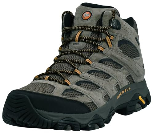 Merrell Moab 3 Mid wasserdichte Wanderschuhe für Herren, Walnuss, 43.5 EU