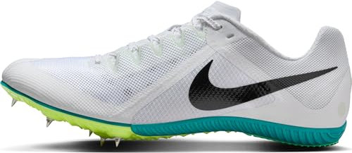 Nike Herren Zoom Rival Multi Multievent-Leichtathletik-Spikes, White/Black-Bright Spruce-Vapor Green, 43 EU