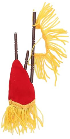 Mini Dudelsack, Basswood Miniatur spielbar Exquisite Miniatur Dudelsack Vielseitig Mini Dudelsack Spielzeug Musikinstrument, Dudelsack für Anfänger spielbar Spielzeug