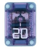 Connect 34286 Slotted M-Case Fuse 20A 2pc