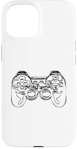 iPhone 15 Boys Gaming Controller Sketch Console Games Case
