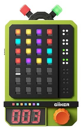 Giiker Super Decoder – Gioco Rompicapo di Codici | 600 Livelli | Codice Colore a 4 Cifre | Modalità Solo & Duo | Gioco di Logica/Viaggio/Puzzle Portatile per Bambini e Adulti | Mastermind, Wordle