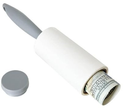 Diversion Storage Box, Secret Jewelry Holder, Fake Lint Roller, Hidden Stash Rollers, 9x2 Inches, Designed for Easy Transport in Handbags, Backpacks, or Luggage