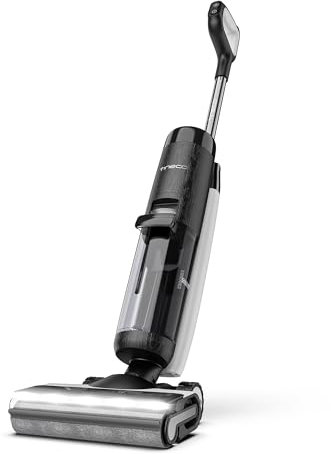 Tineco Floor One S7 Aspirateur Laveur Sec Et Humide Intelligent sans Fil pour Sols Durs, Écran Digital LED, Grande Autonomie, Parfait pour Les Tâches Tenaces et Les Poils d’Animaux