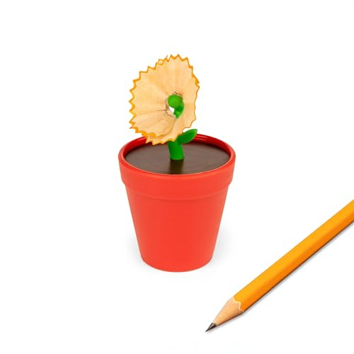 KIKKERLAND ST132 Flower Pot Pencil Sharpener