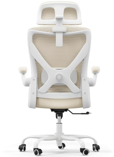 TRALT Silla de oficina - Silla de oficina ergonómica con soporte lumbar ajustable y reposacabezas Office Desk Chair - Silla de gaming en forma de X Silla de oficina - Silla de escritorio para