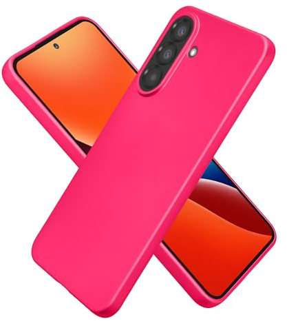 kwmobile Handyhülle für Samsung Galaxy A37 5G Hülle - Silikon Case metallisch schimmernd - Schutzhülle Cover - Metallic Pink