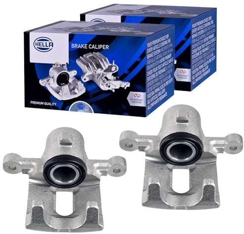 2x Hella Bremssattel Hinterachse | 8AN 355 781-351 Kompatibel mit Corolla (_E12_),Corolla Kombi (_E12_),Corolla Stufenheck (_E12_)