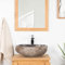 Wanda collection - Vasque à Poser en Pierre Naturelle Salle de Bain Galet 30 cm