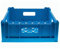 CubetasGastronorm ®- CESTA LAVAVAJILLAS 40x40, Plástico, Eléctrico, Adaptable, Gris y Azul, Pulido, 2.24 L, Frontal
