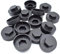 50 x Schwarz Hex Tek 16 mm 5/40,6 cm Push auf Wellplatten & Verkleidungen Schraubdeckel
