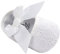 LACOFIA Baby Mädchen Prinzessin Bowknot rutschfest Weiche Sohle Taufschuhe Weiß 6-12 Monate