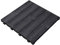 Art Plast jardín, baldosa para Suelo (terraza, Piscina, Camping, Exterior), Color Gris con Vetas Madera Easy, 39x39 2,5 cms. de Alto
