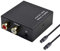 Kiyicjk DAC Digital SPDIF Toslink a Analog-Stereo-Audio-R/L 3.5mm Jack Audio Konverter Adaptador con Cable óptico USB para PS3, PS4, Xbox, HD TV, Sky