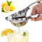 MINGZE Gesunde Ernährung Handheld Zitronenpresse Zitruspresse, Edelstahl Hotel Restaurant Home Kitchen Bar Handheld Obst Zitrus Zitronen Zitrone Orange Limettenpresse Zitruspresse