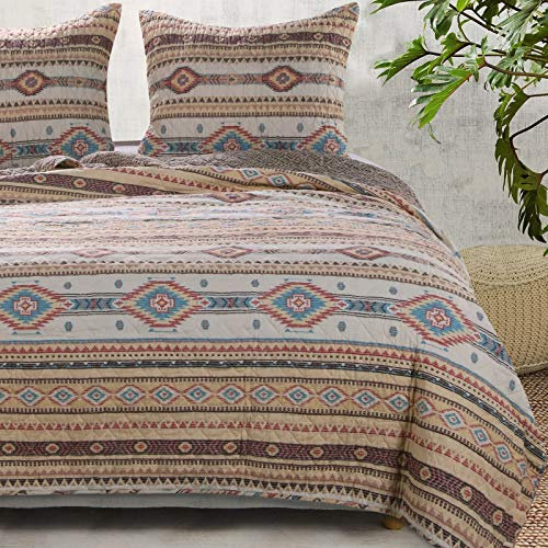 Barefoot Bungalow Phoenix Quilt Set, 3-Piece King/Cal King, Tan