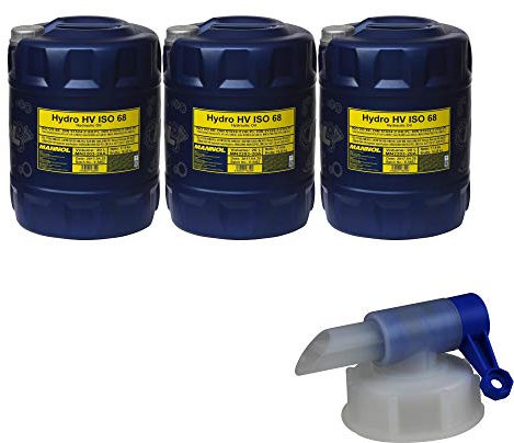 3x 20 Liter Original MANNOL Hydro HV ISO 68 HVLP 68 Hydrauliköl Oil Öl