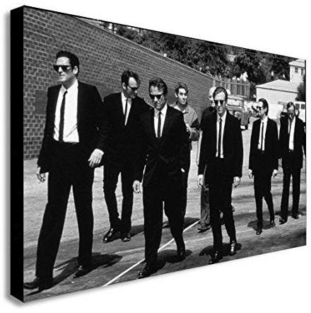 Reservoir Dogs Leinwandbild, gerahmt, verschiedene Größen (A0, 47 x 33 Zoll)