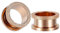 Huacan Tunnel Set 6mm 8mm 10mm 12mm 14mm 16mm Flesh Tunnel Ohr Plug Schwarz Silber Rose Mit Granulierend Anhänger Double Flared Klassisch Expander Chirurgen Edelstahl Schmuck Damen Herren 2 Stück
