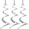 HAC24 3er Set Windspirale Vogelabwehr Reflektierend Vogelschreck Spirale Taubenabwehr Windspiel Balkon Vogelschutz Taubenschreck