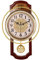 European Pendulum Wall Clock Battery Operated, Silent Quartz Swing Clock Vintage Not-ticking Home Decor Hanging Clocks-b 16inch,C