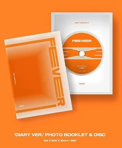 Genie Music Ateez – Zero : Fever Part.3 [Tagebuch ver.] (7. Mini-Album) Album + vorbestelltes gefaltetes Poster + kulturelles koreanisches Geschenk (dekorative Aufkleber, Fotokarten)