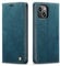QLTYPRI Case for iPhone 13, Vintage PU Leather Wallet Case Card Slot Kickstand Magnetic Flip Folio Book Case Cover for iPhone 13 - Blue