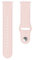 Hama Fitbit Uhrenarmband 22 mm (verstellbares Ersatzarmband für Smartwatch Fitbit Versa 2, Versa, Versa Lite, Fitbit Armband zum Tauschen, Silikon Wechselarmband, Edelstahl Knopf) rosé