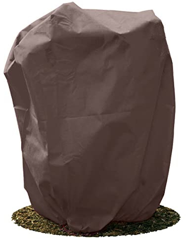 HaGa® Frostschutzhaube Winterschutz Frostschutzvlies 80g/m² 155cmx150cm braun- Witterungsbeständig - Optimale Wärmespeicherung - Vielseitig anwendbar