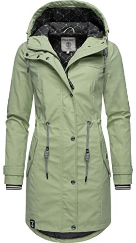 Peak Time Damen Regenmantel L60042 Pastel Green22 Gr. XS
