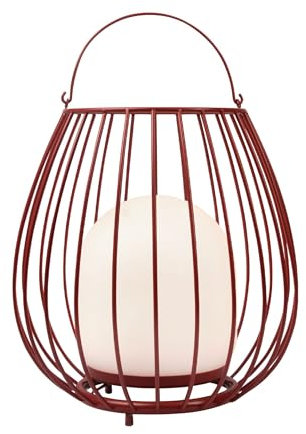 Nordlux mobile Tischlampe Jim To Go rot IP54 mit Akku