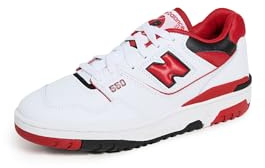New Balance BB550SE1 Sneaker White/Red, 42 EU