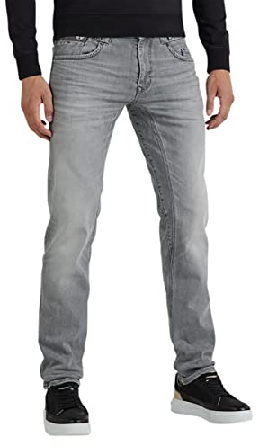 PME Legend Herren Jeans Commander 3.0 Grey Denim Comfort hellgrau - 34/30