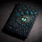 Deluxe Animiertes Drachenbuch, 3D Drachen Relief Tagebuch Buch, Exquisite Haushalt Harz Ornamente, Halloween Drachenbuch Requisite, Horrible Eye Motion (Eisdrache)